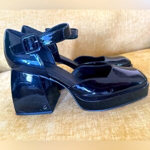 Circus NY Black Patent Mary Jane Platform Heels – Size 11